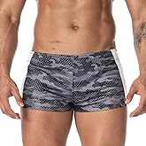 AIMPACT Men's Mesh Booty Shorts 3 Inch Lightweight Athletic Sportswear Gym Workout Retro Running Short Shorts
