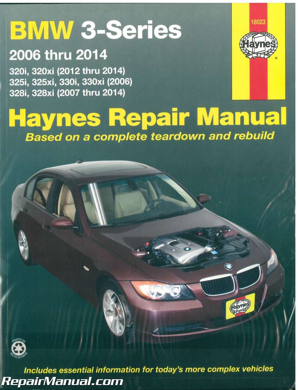 H18023 BMW 3 Series 2006-2010 Automotive Service Repair Manual Paperback –  2004
