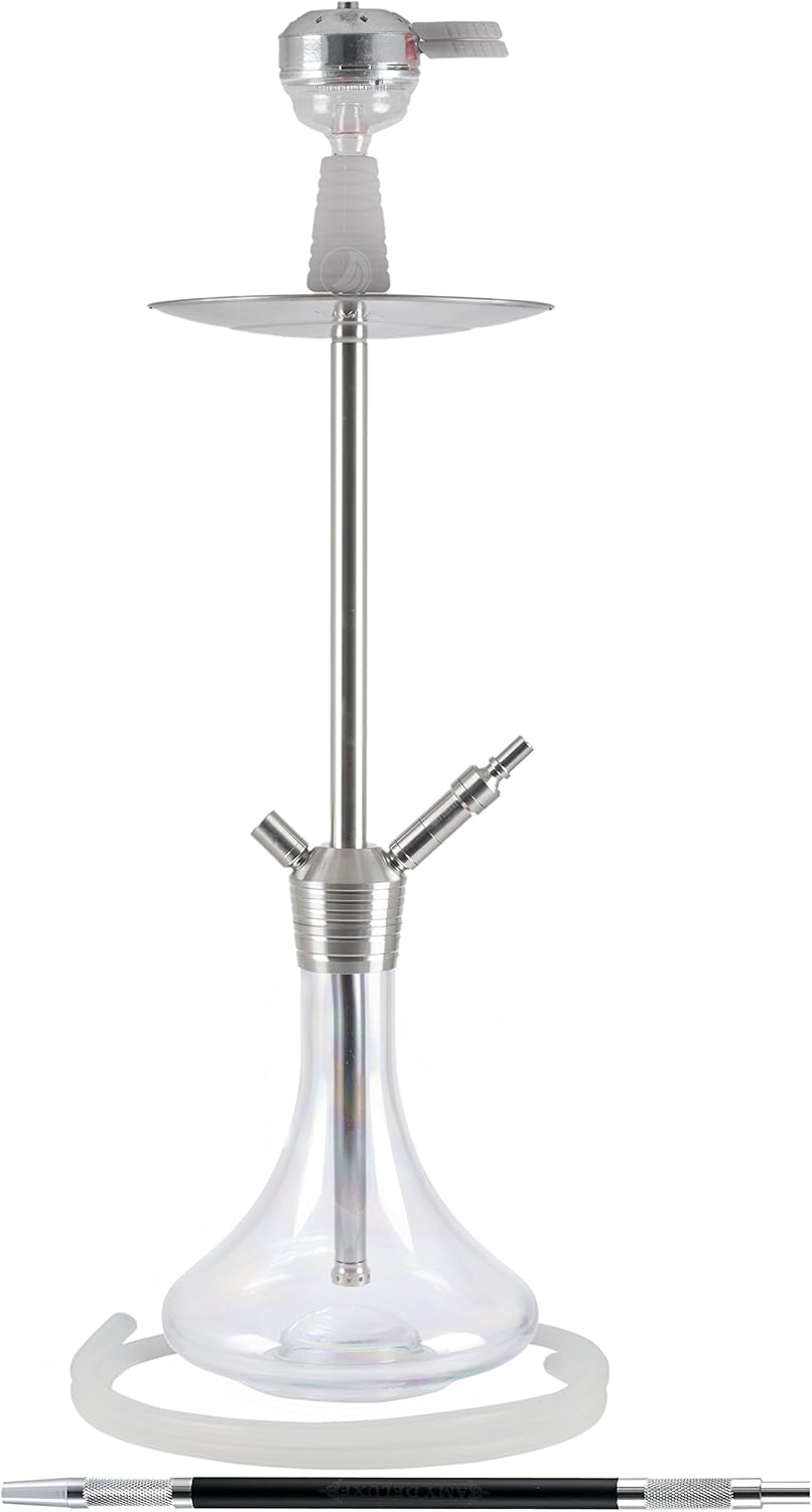 AMY Shisha Stick Steel SS09 Rainbow Clear Stainless Steel SS09R