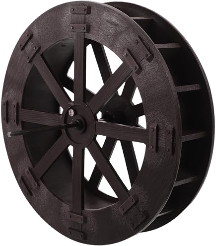 Amazon.com : Retro Waterwheel Fountain,Wooden Water Wheels for