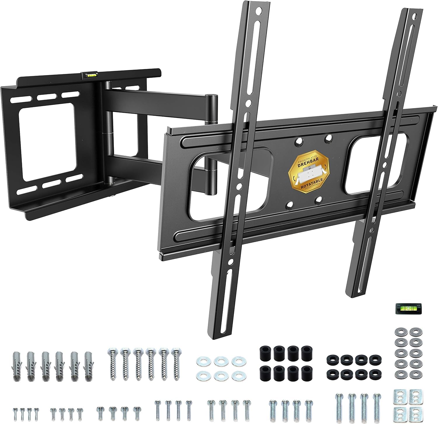 RICOO TV Bracket Tilt Swivel approx 32-60 Inch S2544 for LED LCD OLED Curved and Flatscreens Wall Mount Universal for VESA 200x200-400x400