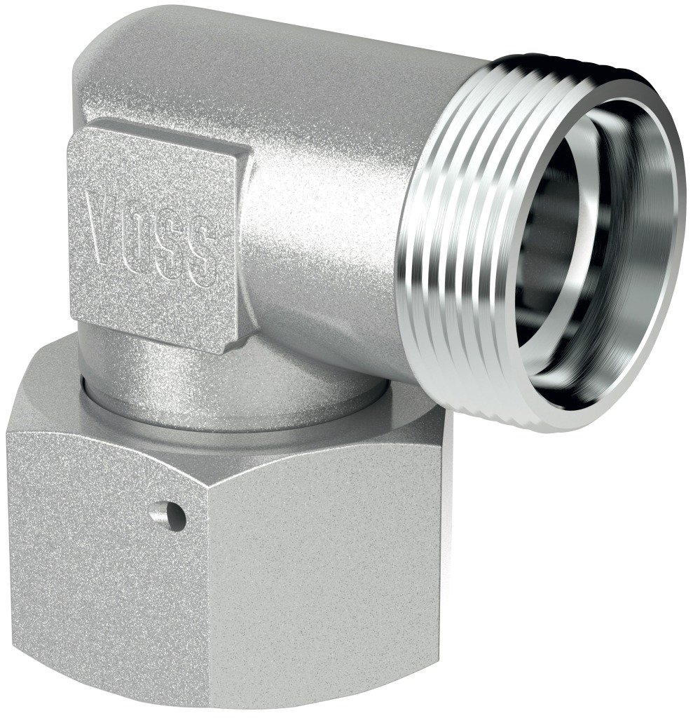 Adjustable elbow coupling, EW 16-S