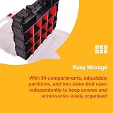 Amtech S6463 Double-Sided Storage Box Organizer 34 Compartments view 5