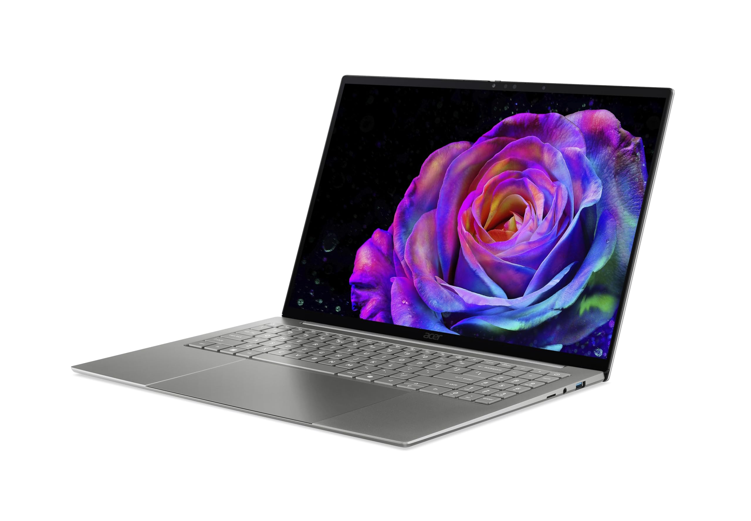 Acer Swift 16 AI OLED (SF16-71T-993G) AI Laptop, Copilot+ PC, 16" WQ2.8K OLED 120Hz Touch-Display, Intel Core Ultra X9 388H, 32 GB RAM, 1 TB GB SSD, Intel Arc B390 Grafik, Windows 11, QWERTZ Tastatur 3