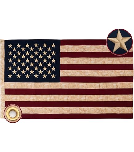 RRL - アメリカ国旗　ビンテージ　90x145cm American flag Amazon.com : Valley Forge American Flag 36 in. H x 60 in. W2