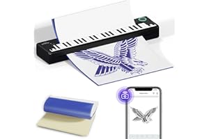 PeriPage Wireless Tattoo Stencil Printer, Portable Thermal Tattoo Printer Machine for Artists & Beginners, Tattoo Printers Co