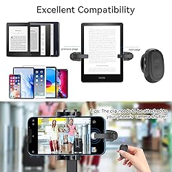 [2 Clips] Finger Ring Page Turner for