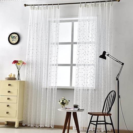 Amazon Com Sjqka Curtain Restaurant Cafe Curtains Screens