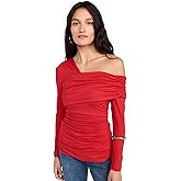 Susana Monaco Women's Carryover One Shoulder Off Shoulder Top 8"