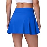 MCEDAR Tennis Skirts for Women High Waisted Golf Skorts Athletic Running Skirt Inner Shorts with Pockets Pickleball