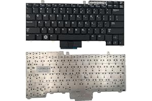Laptop Replacement Keyboard for Dell Latutude E6400 E6410 E6500 E6510 E5410 E5510 E5400 E5500 Precision M2400 M4400 M4500（Wit