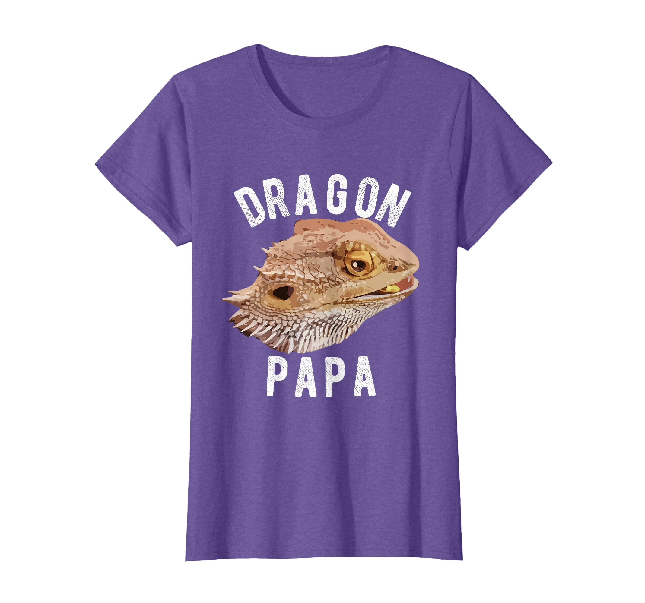 Tiny dinosaur - Lizard Reptile - Bearded Dragon Papa T-Shirt