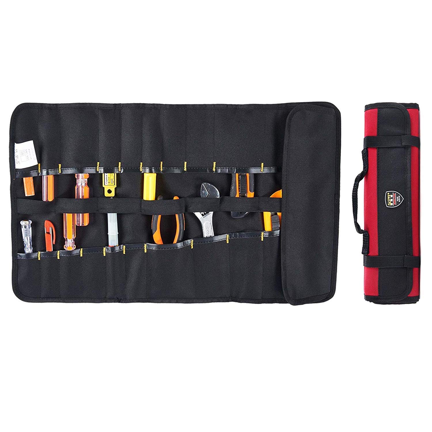 Babimax 22 Pockets Protable Toolkit Worker Tool Roll Tools Bag