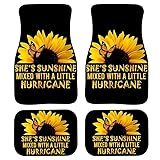 NETILGEN Sunflower Floor Mats for Cars, She's
