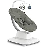 UPPAbaby Mamaroo Smart Swing – 5 motions + 5 speeds + 4 sounds with MotionSync Technology – Infant Recline + Bluetooth Enable