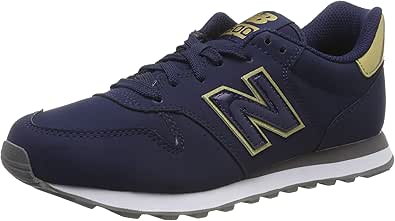 Amazon.com | New Balance Women's 500 Trainers, Blue (Navy Navy), 9 (43 EU) | Fashion Sneakers