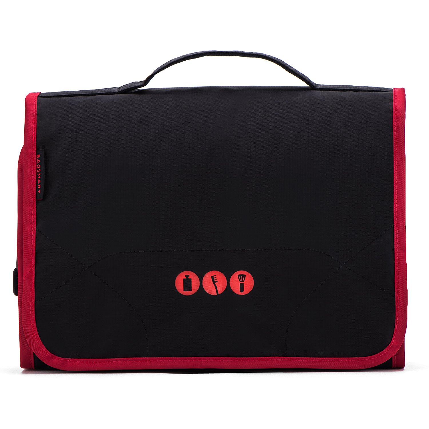 BAGSMART Extralarge Travel Toiletry Bag Hanging Makeup Case Cosmetic