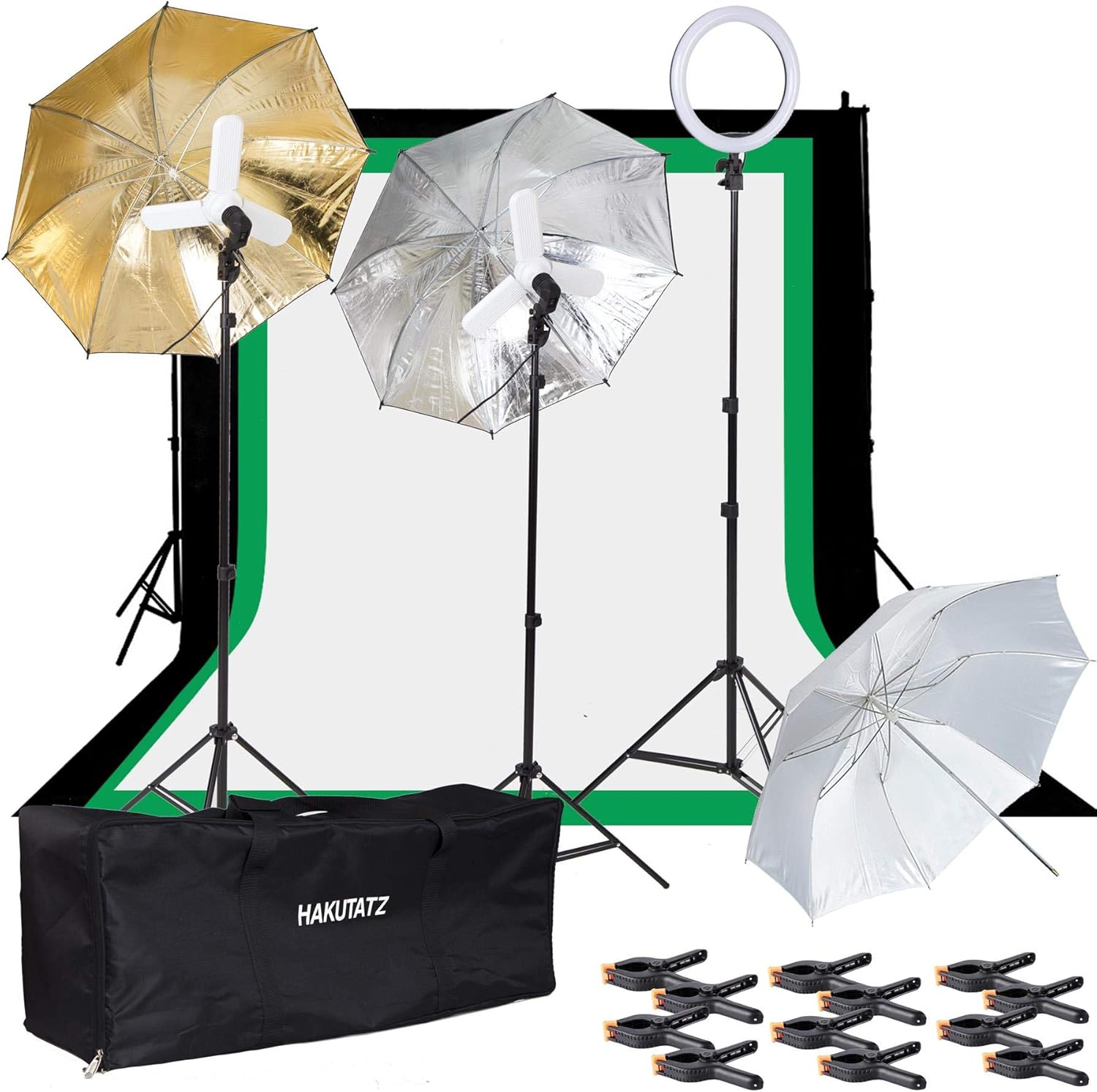 Three Light Continuous Lighting Kit Three Coloured Amazon.co.uk