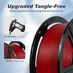 FLASHFORGE Rapid PLA Filament 1.75mm Ruby