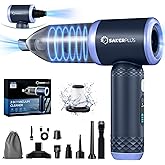 SakerPlus Car Vacuum Cleaner- 3 in 1 Cordless Handheld Vacuum Cleaner, 13000Pa High Power Car Vaccum Cleaner with Brushless Motor,Adjustable Cars Vaccum Portable Cordless for Cars,Desktop-DBS03