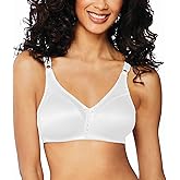 Bali Womens Double Support Wireless Bra, Comfortsoft Full-coverage Wirefree Df3820 Bras, White, 36D US