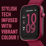 Reflex Active Series 12 Red Strap Fitness Smart Watch RA12-2158 - Heart Rate view 3