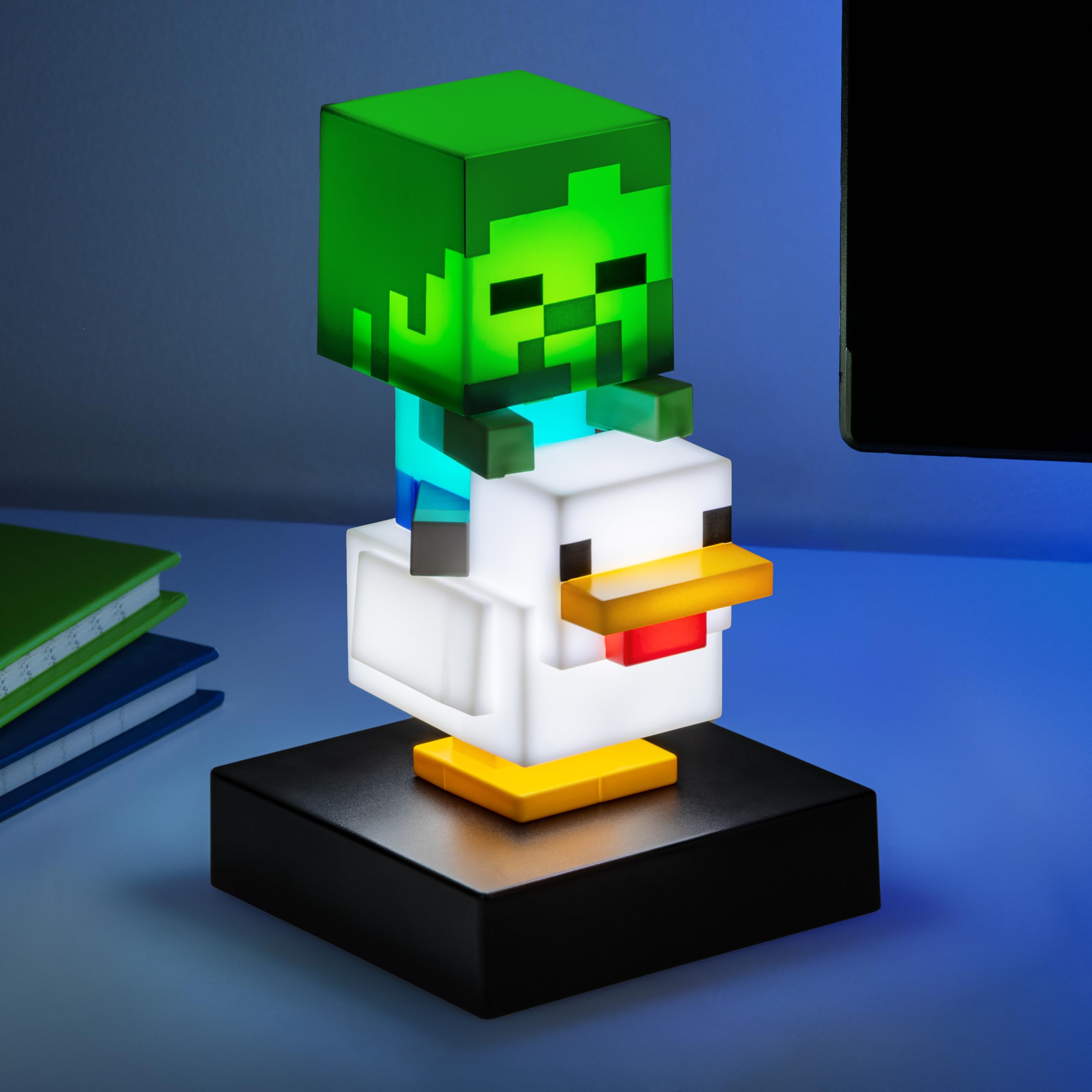 Paladone Chicken Jockey Icon Light, Officially Licensed Minecraft Product 2