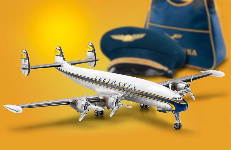 Lockheed L.1049G Super Constellation Luf 63745 Maquette en plastique non construit/non peint à l'échelle 1/144 avec accessoires