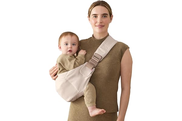 Ergobaby Upsie Sling Baby Carrier for Babies and Toddlers 6-48 Months (17-45 lbs) - 2-Position Ergonomic Baby Carrier with Fr