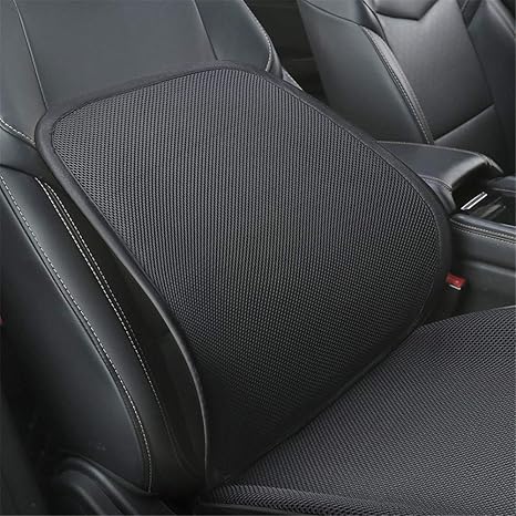 Amazon Co Jp 自動車用ユニバーサルシートバックレスト ベンチレーションカーランバーサポートエアバッグ互換性のある空調ブローファン冷凍快適な冷却カーオフィスファミリーに最適 黒 ホーム キッチン