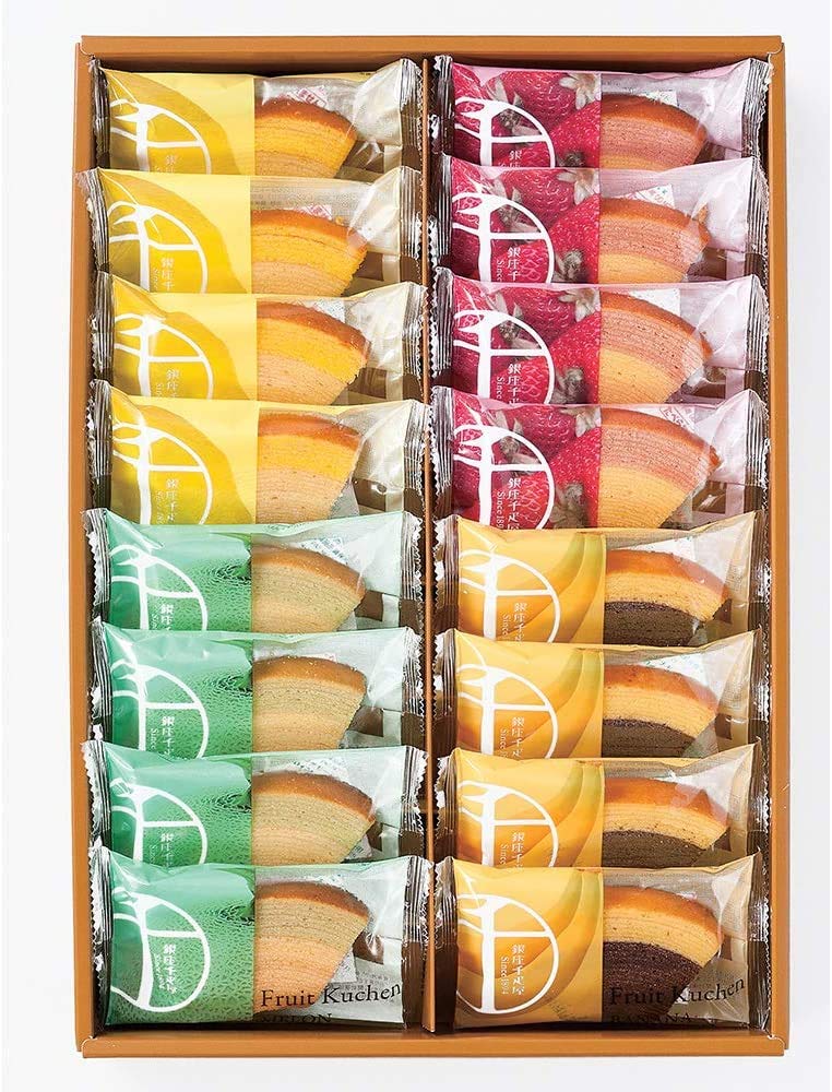 「銀座千疋屋」 銀座フルーツクーヘン 16個セット バームクーヘン 詰め合わせ商品画像