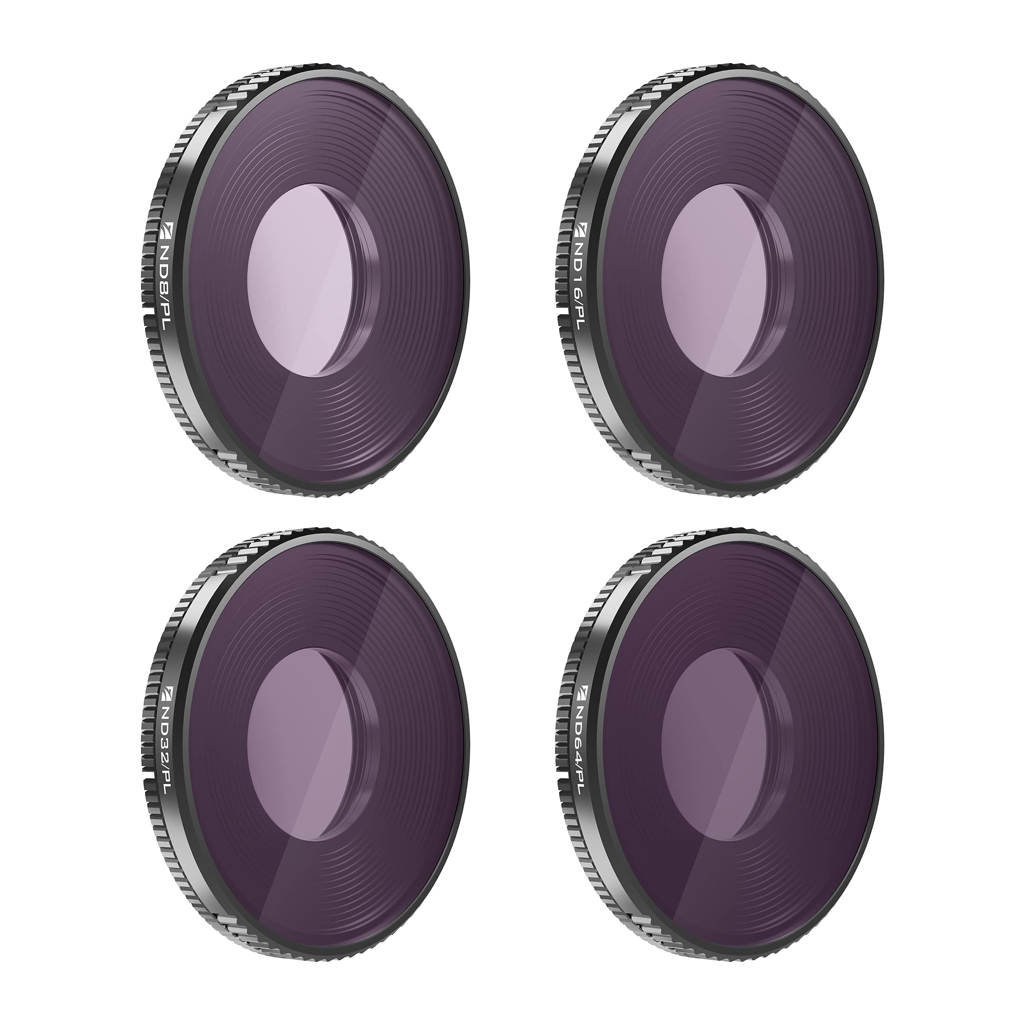 Freewell Bright Day ND/PL Camera Lens Filters 4Pack Compatible with Osmo Action 3(NOT COMPATIBLE WITH ACTION 4)