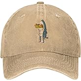 VunKo Frog Shark Black Vintage Distressed Adjustable Washed Denim Mens Dad Trucker Hat Baseball Ball Cap for Men