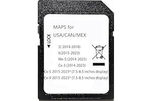 ULFENG 2023 Latested Update Navigation sd Card Compatible with CX3(2014-2023) CX5(2015-2023) CX9(2015-2023) MX5(2014-2023) M**da 3(2014-2018) M**da6 (2015-2023) (1T)