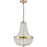 Crystorama Rylee 3 Light Antique Gold Mini Chandelier