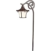 Kichler 15420AGZ Cotswold Path & Spread 1-Light 12V, Aged Bronze