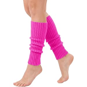 choyaxo Leg Warmers for Women 80s Party