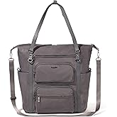 Baggallini Nolita Convertible Backpack - 11x14” Travel Backpack Shoulder Tote Crossbody Bag w/RFID Tech, Luggage Sleeve & Laptop Pocket