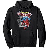 Marvel The Amazing Spider-Man Vintage Comic Poster Pullover Hoodie