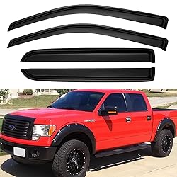 Window Visors Rain Guards for 2009-2014 Ford