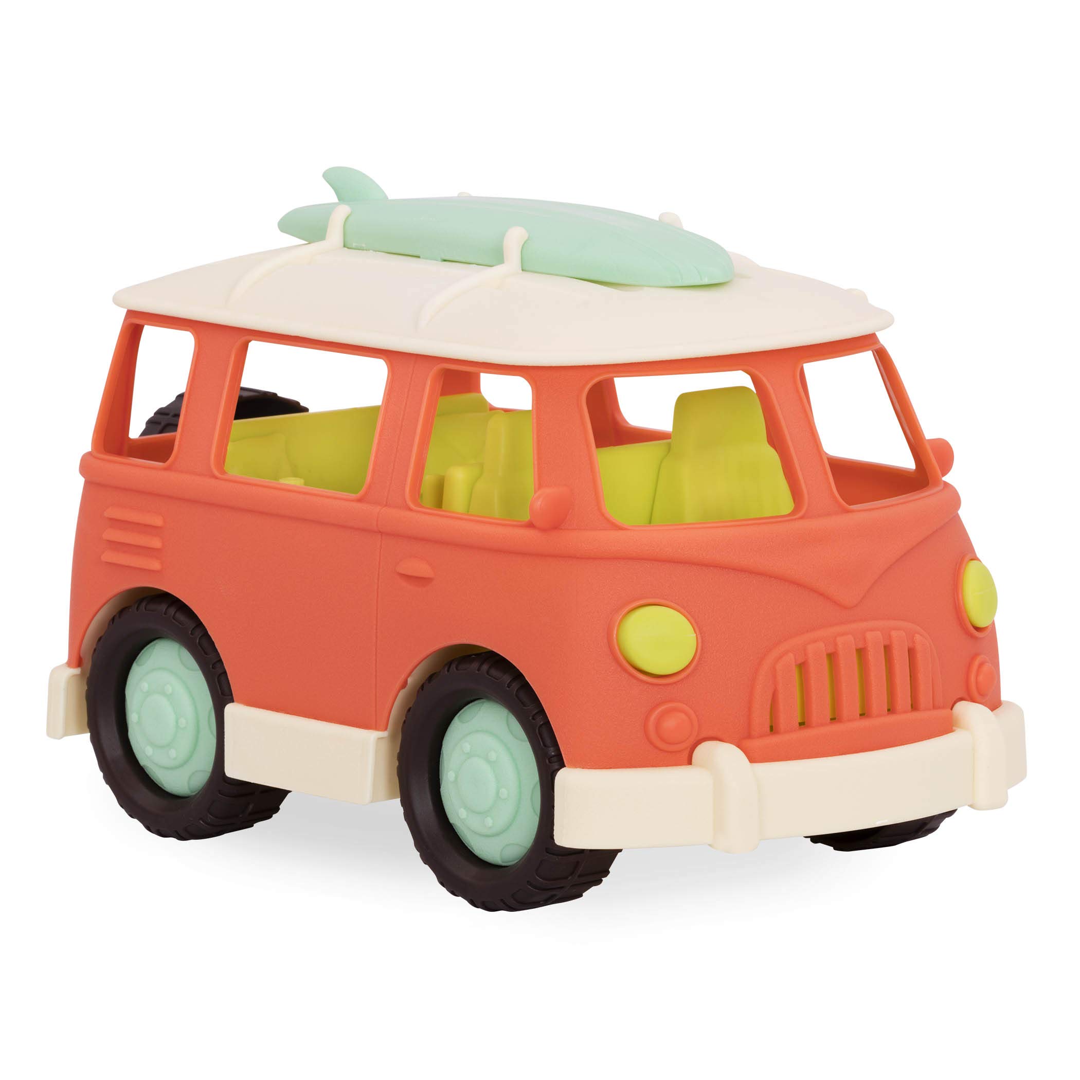 B. toys – Toy Camper Van – Retro Van – Campervan with Movable Parts – Toy Cars for Toddlers, Kids – 12+ Months – Happy Cruisers – Camper Van
