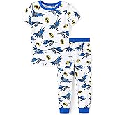 DC Comics Justice League Viscose Made from Bamboo Toddler Boys Superman Batman Sleepwear 2 Pieces Shirt & Pants Pajama Set