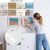 KPSRFG 48 Pairs Heavy Duty Wall Strips for Picture Hanging Damage Free Adhesive view 7