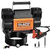ALL-TOP Air Compressor Kit, Dual Cylinder 12V Portable Inflator 12.35 ft³/Min, Offroad Air Compressor Pump for Truck Tires, Heavy Duty Max 150 PSI for 4x4 Vehicle & RV