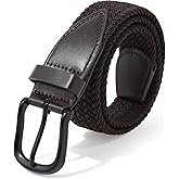 Kajeer Kids Belt for Boy, Stretch Braide Toddler Belt Pin Buckle Elastic Woven PU Golf Toddler Youth Belt for Casual