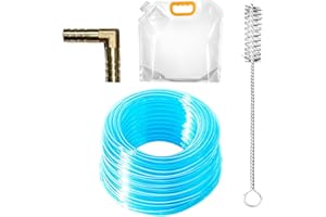 Maple Tapping Kit - 5L-1m Grade Silicone Tube Sap Collector | L-Shaped Tree Faucet Frost-Resistant Tubing, 5L Reusable Collec