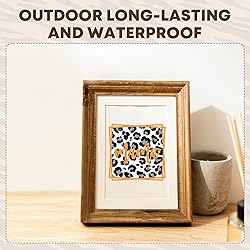 Tintnut Leopard Pattern Permanent Vinyl - 8 Sheets