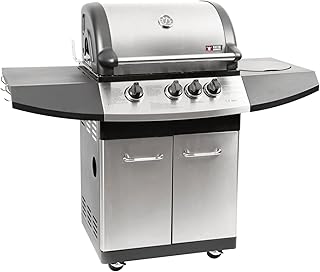 Mayer Barbecue ZUNDA Gasgrill MGG-331 Pro mit Seitenbrenner