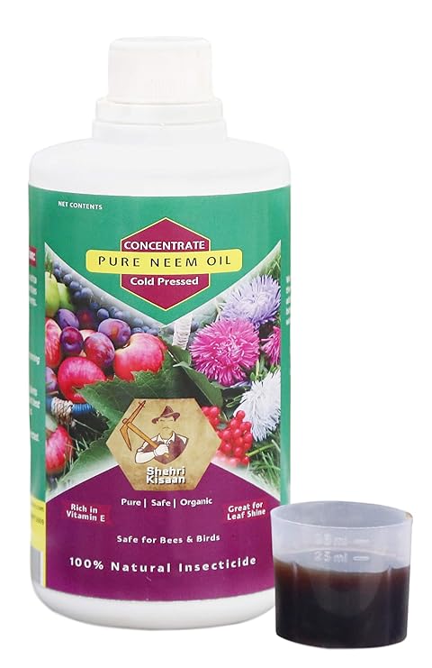 Shehri Kisaan Pure Neem Oil for Plants (Neem Oil 100 ml)