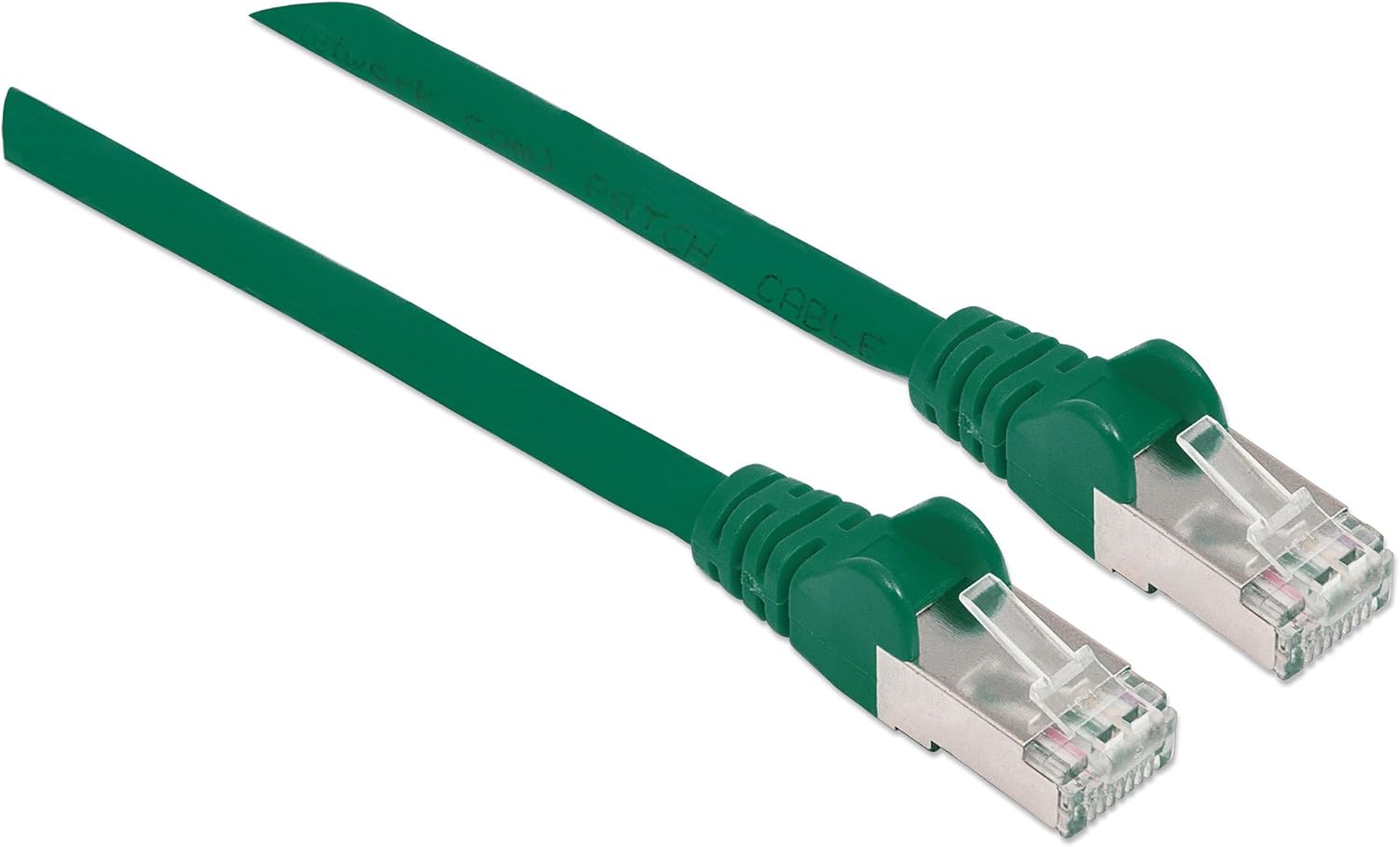 Intellinet Network Patch Cable, Cat6A, 20m, Green, Copper, S/FTP, LSOH / LSZH, PVC, RJ45, Gold Plated Contacts, Snagless - Image 3